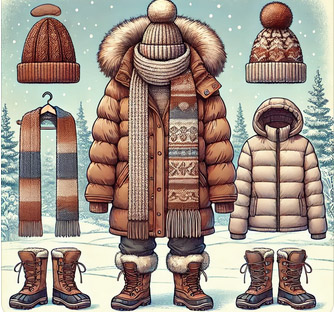 how to wear clothes in cold weather