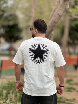 تیشرت گلدوزی دار سایز بزرگ 3421