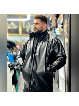 کاپشن چرم مات سایز بزرگ کد 3011